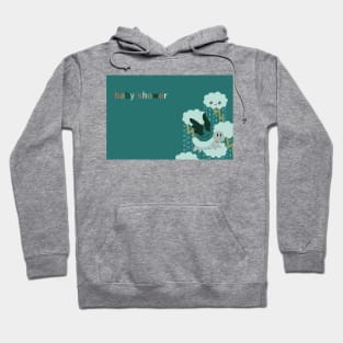 Flying Turtle Baby Shower Hoodie